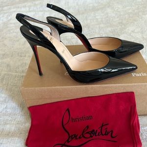 Gently used Christian Louboutin Ever Patent size 39